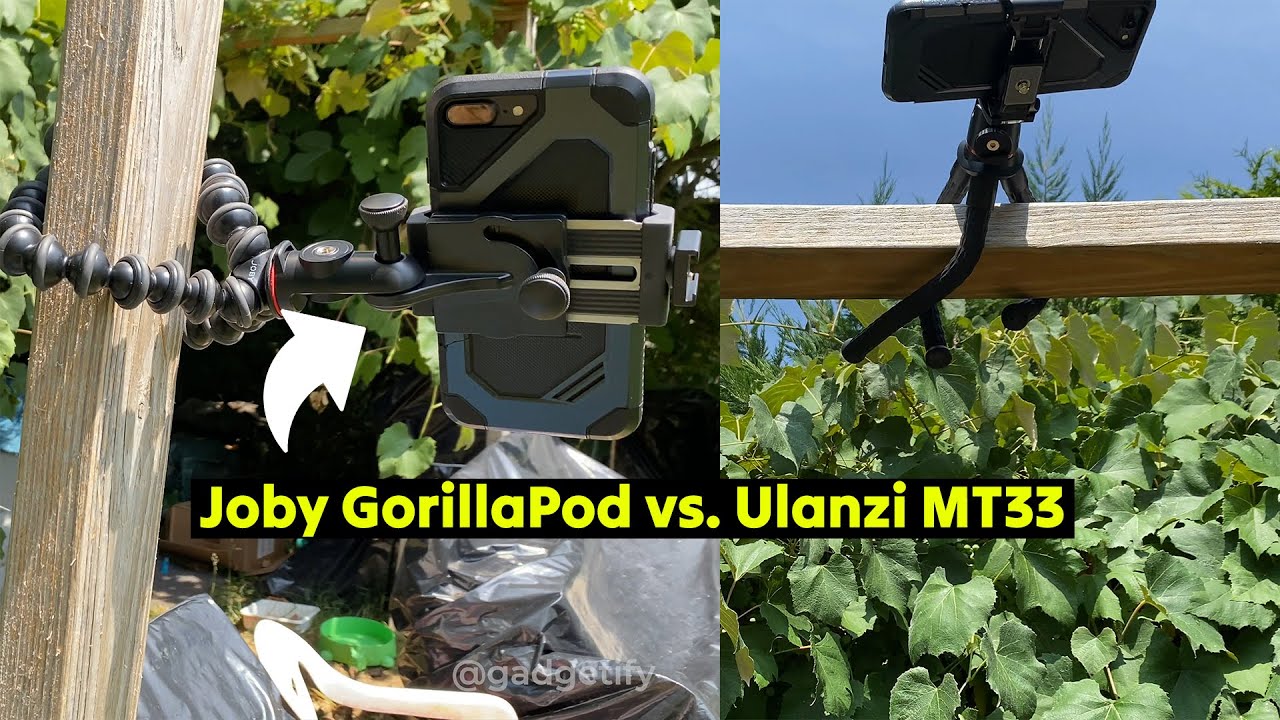 Joby GripTight GorillaPod PRO 2 и штатив Ulanzi MT33 для iPhone 🔷 Gadgetify