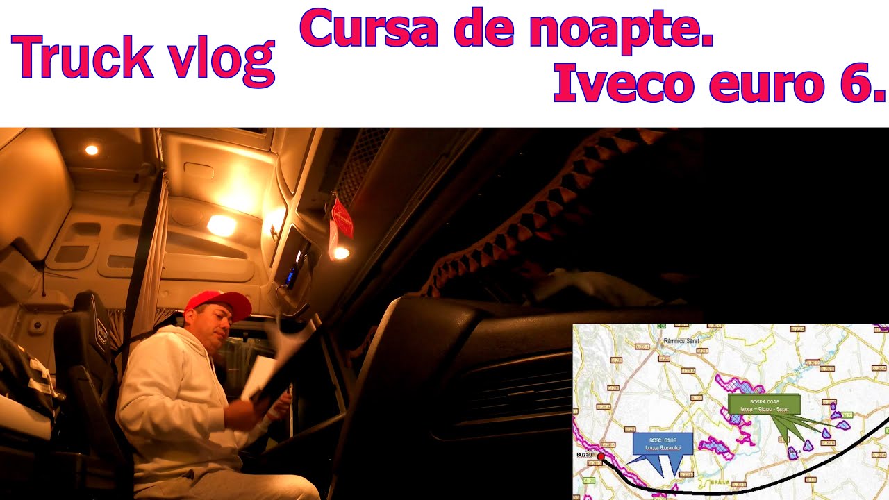 🇹🇩 Truck vlog ❌ Conducere pe timp de noapte  !!!🔔IVECO 480HP