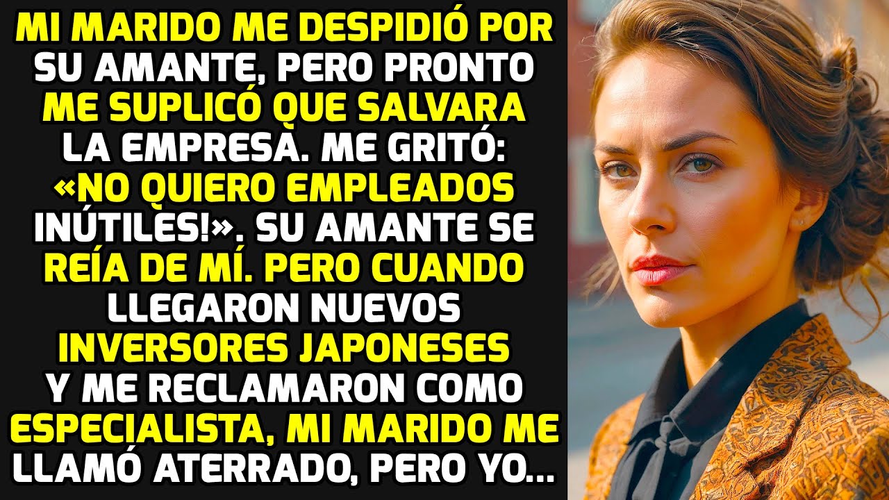 Mi Marido Me Despidió Por Su Amante Pero Pronto Me Suplicó Que Salvara La Empresa... HISTORIAS VIDA