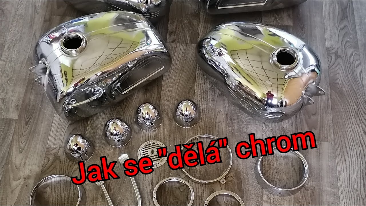 Chromování Dílů, ukázka. Postup chromování z galvanovny. Jak se dělá chrom