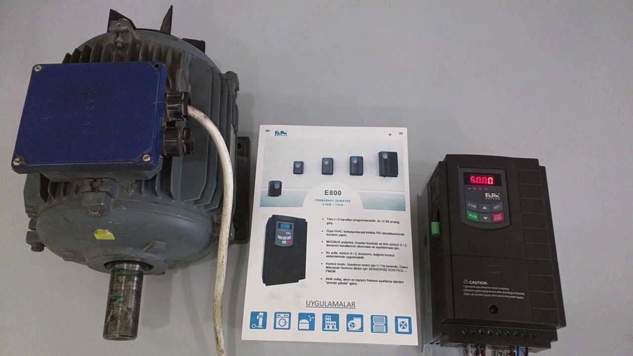 EURA DRIVES E800 - KULLANIM ÖRNEKLERİ #01
