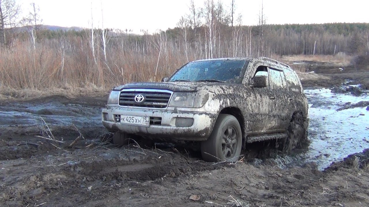 Land Cruiser 100, Niva 3d, Suzuki Jimny. Весенний Off-Road