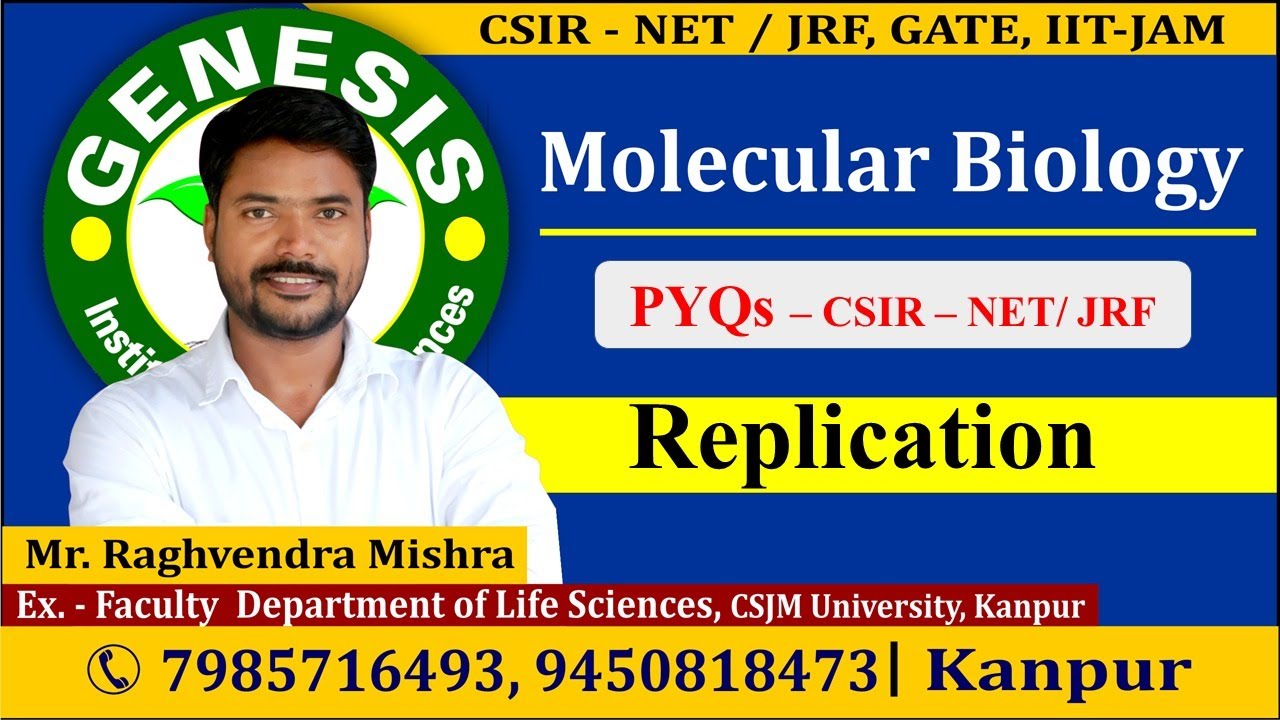 PYQs - Replication | Molecular Biology | CSIR NET/JRF | Life science | GATE| DBT