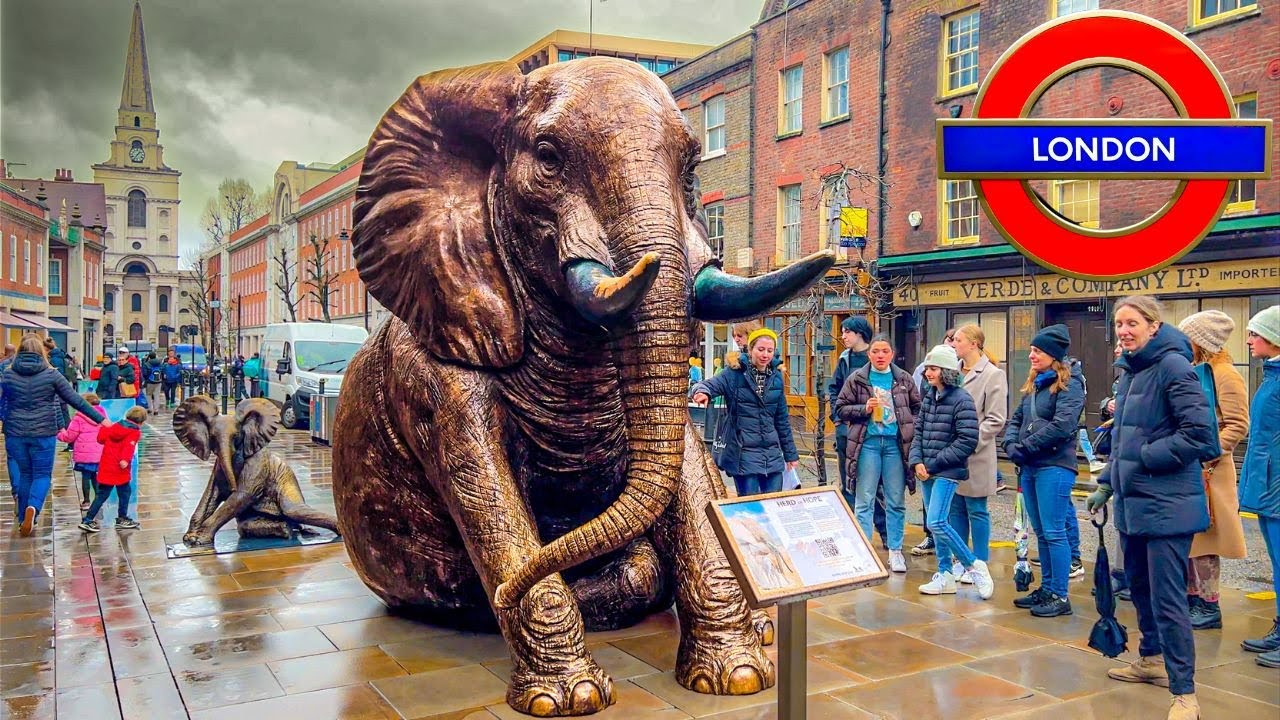 TOP 2 must visit London markets | Leadenhall Market | Old Spitalfields Market |  UK England 4K