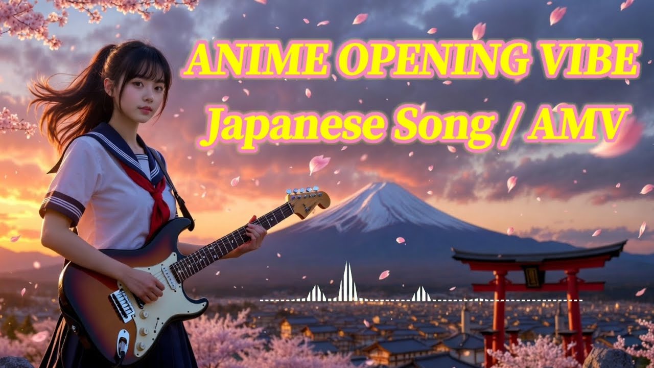 𝑷𝒍𝒂𝒚𝒍𝒊𝒔𝒕 ❤️Anime Vibe Japanese Songs | AMV Playlist❤️ 광고없음