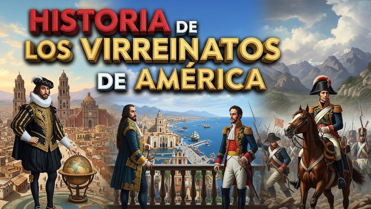 VIRREINATOS de AM&Eacute;RICA - La Historia Completa (Nueva Espa&ntilde;a, Per&uacute;, Nueva Granada, R&iacute;o de la Plata)