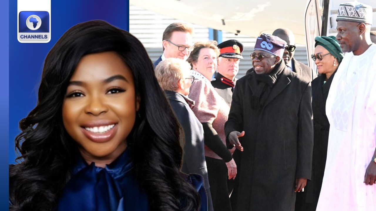 'A Monumental Visit', Channels TV's Juliana Describes Tinubu's Arrival In UK