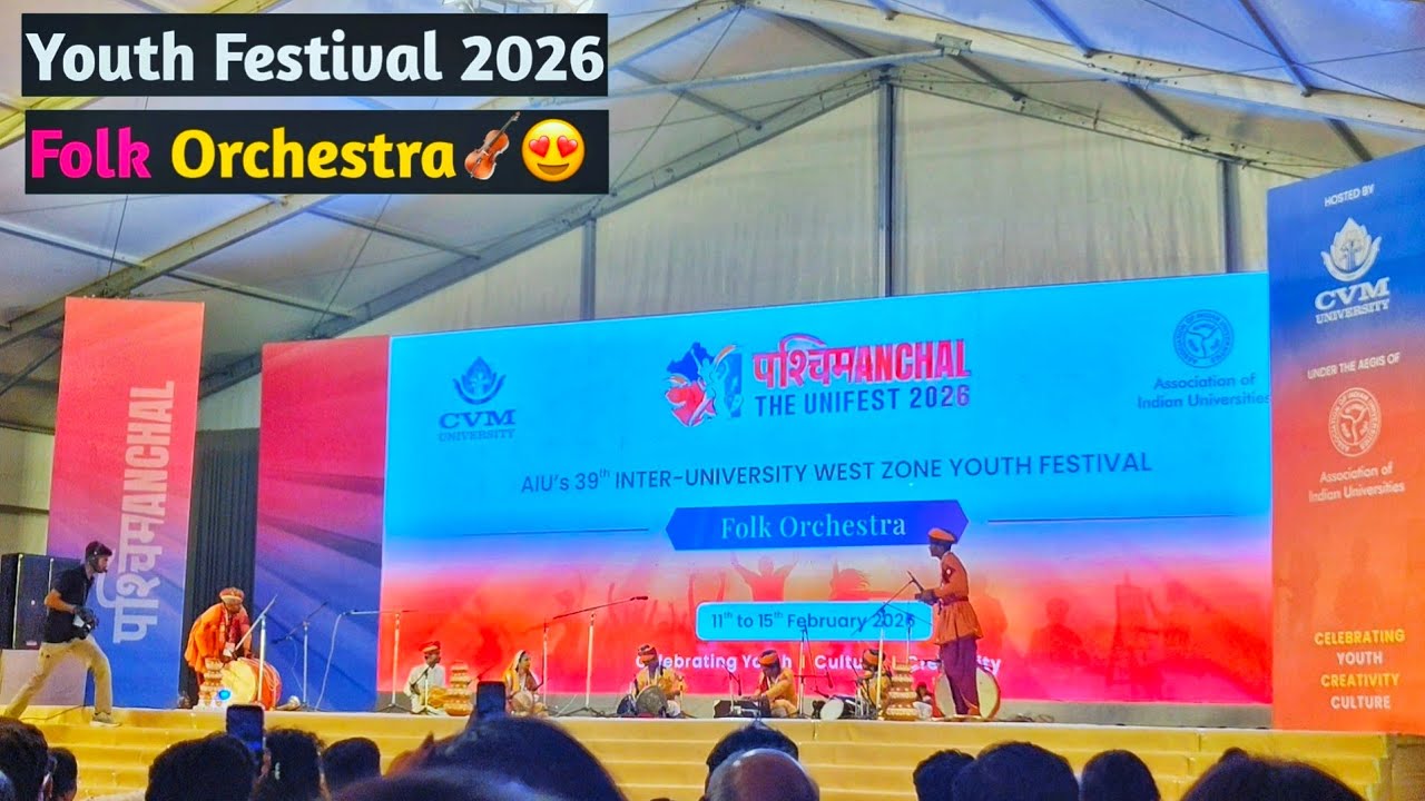 Youth Festival 2026 Folk Orchestra 🪉🥁🪈 West Zone 