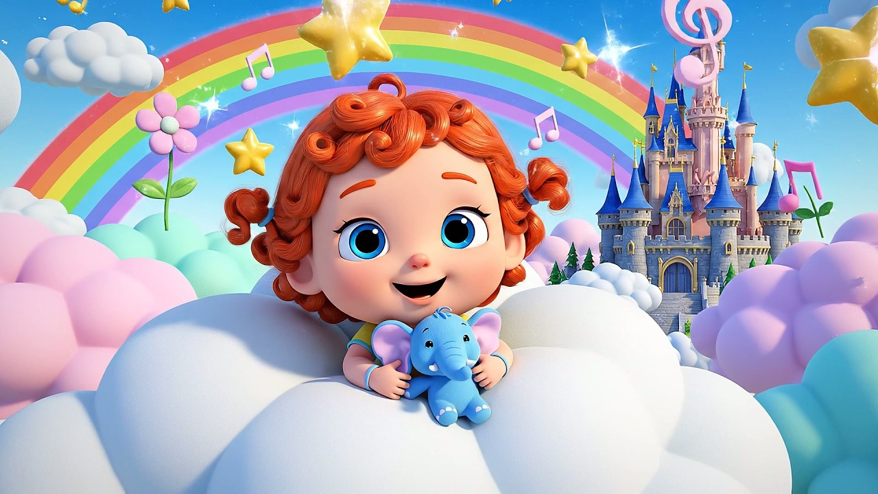 Rock a Bye Baby Floating Cloud Castle |  Lullabies for Bedtime & Deep Sleep