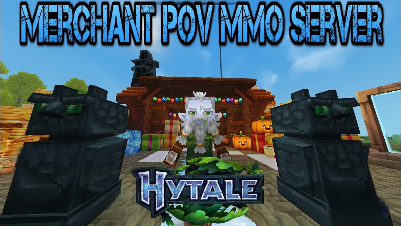 Hytale Survival Livestream Episode #13 (Merchant POV MMO Server)