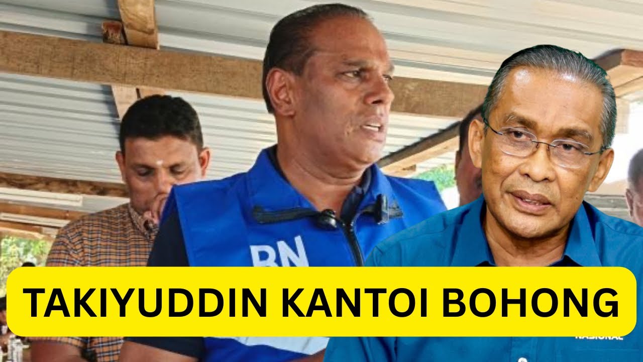 TAKIYUDDIN KANTOI BOHONG!! Belum jadi menteri dah bohong