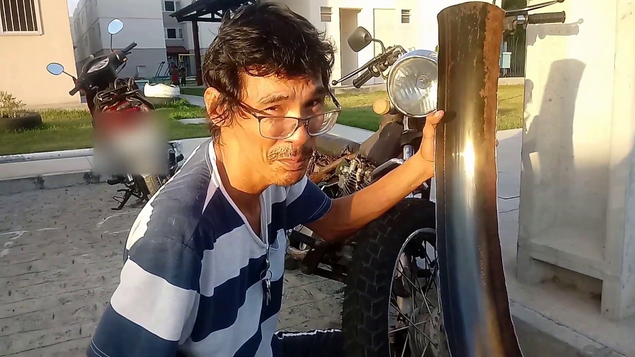 Como fazer um Paralama Custom feito de sucata de cama. DIY MUDGUARD