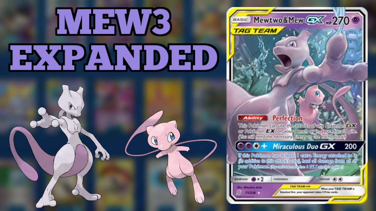 Mewtwo & Mew GX Expanded Deck- PTCGO