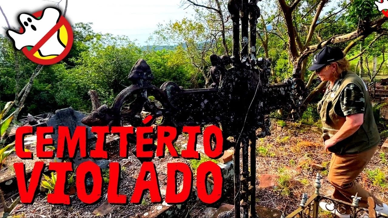 Cemit&eacute;rio VIOLADO em Taquara RS @cacafantasmasbrasil