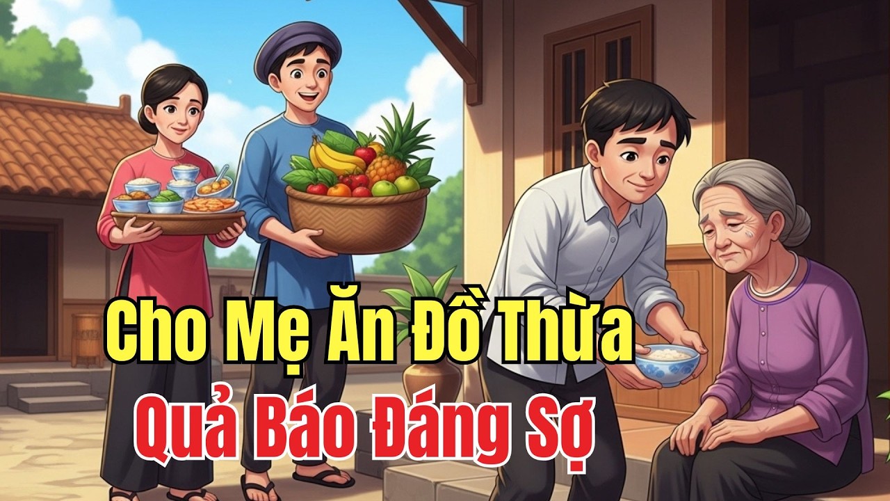 Chuyện Nhân Quả: Cho Cha Mẹ Đồ Thừa, Mang Đồ Ngon Cho Người Dưng – Cái Kết Khiến Ai Cũng Giật Mình