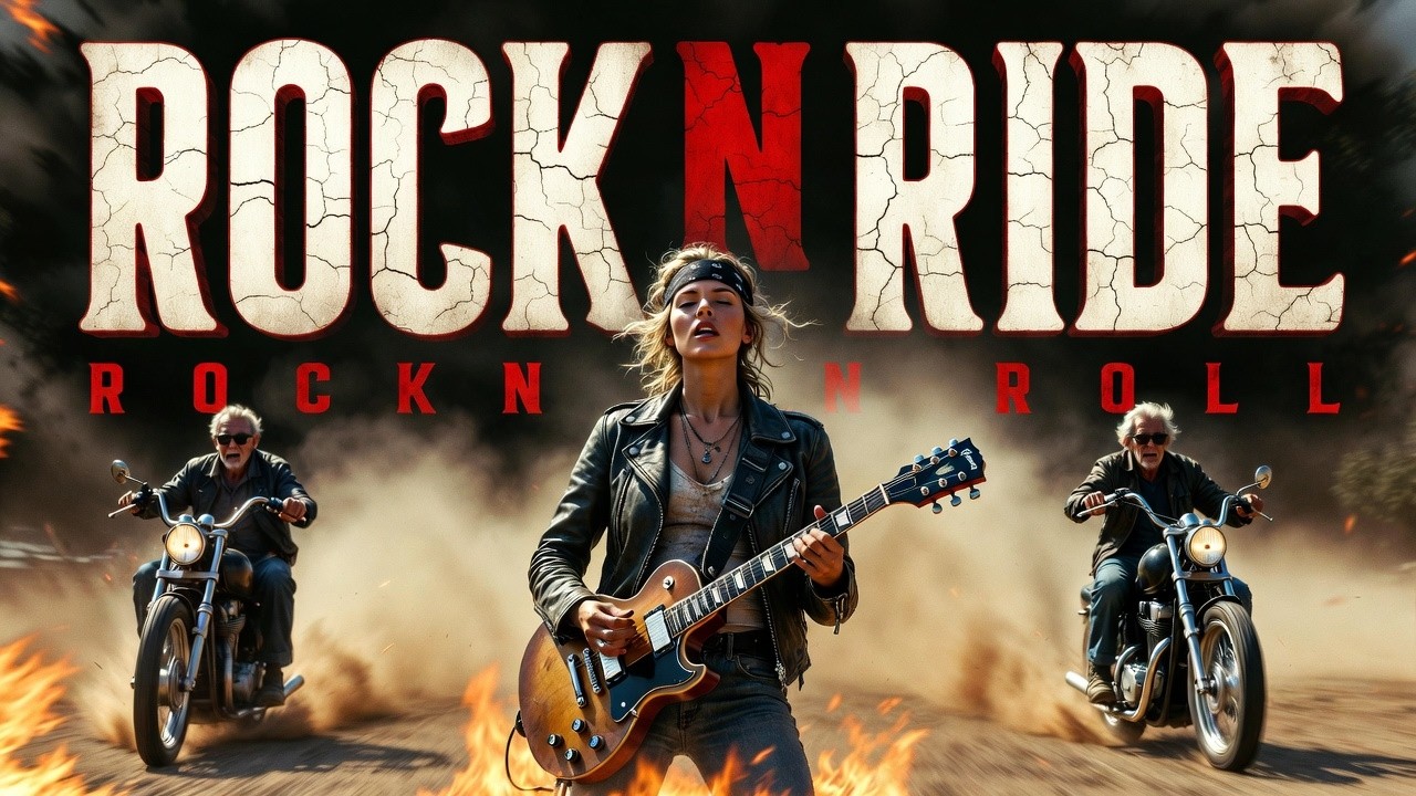 Best Freedom Rock Music 🎸 Rock N Ride 🔥 Chrome & Fire | Born to Ride America 🇺🇸