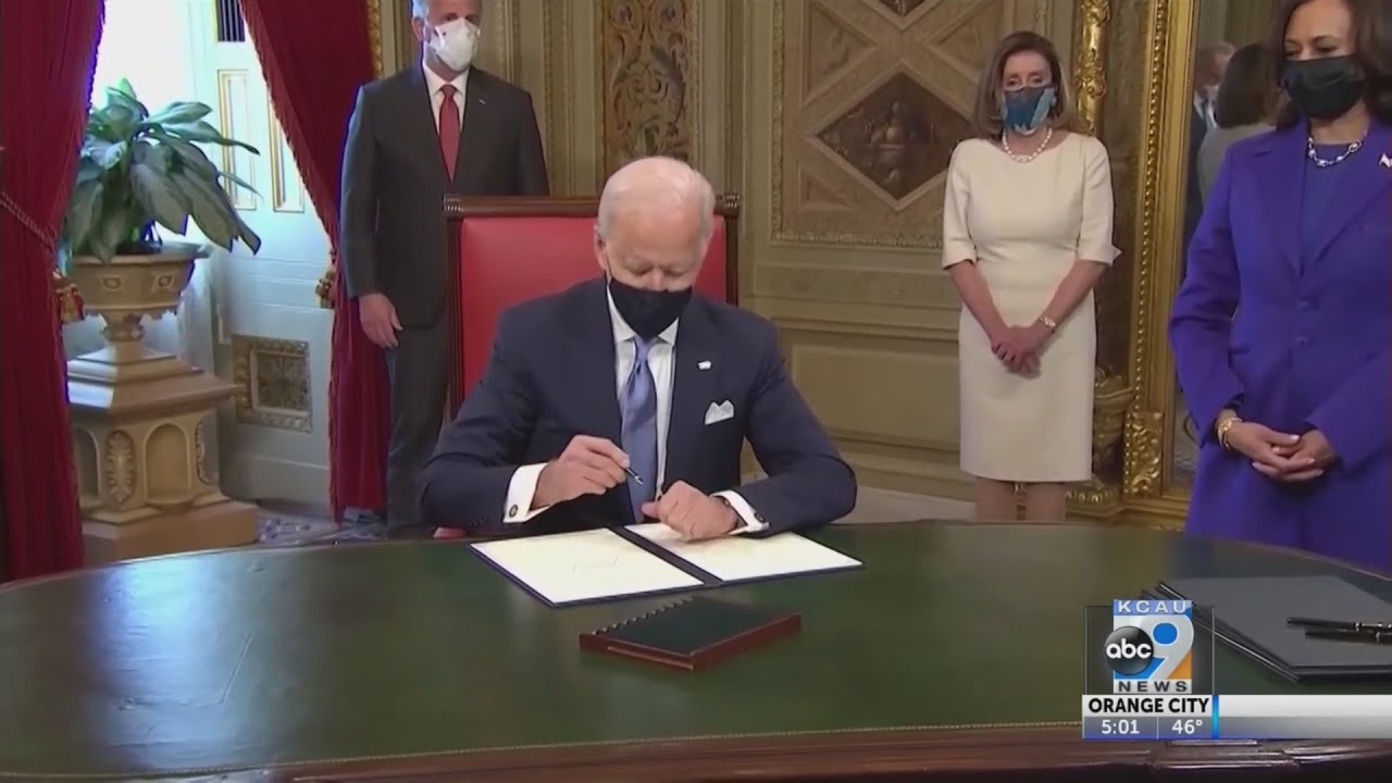 Biden Takes Oath of Office