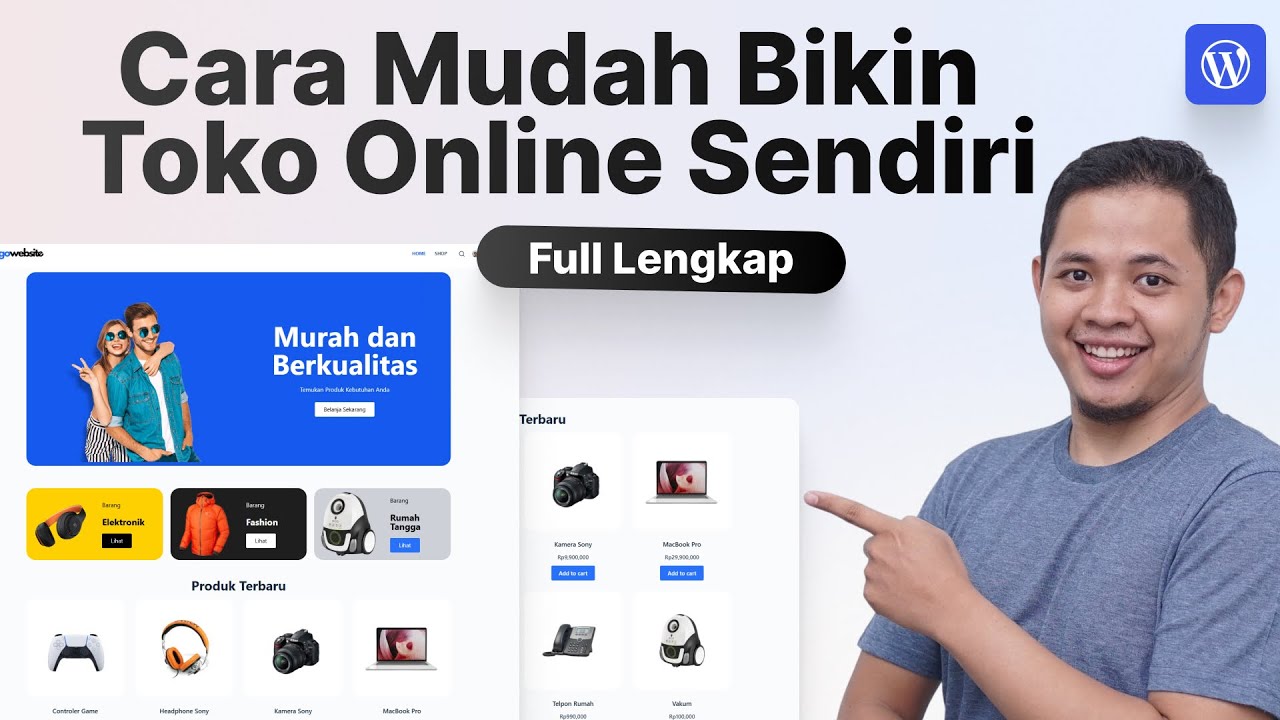 Cara Membuat Website Toko Online Dari Nol Sampai Jadi - Full Lengkap