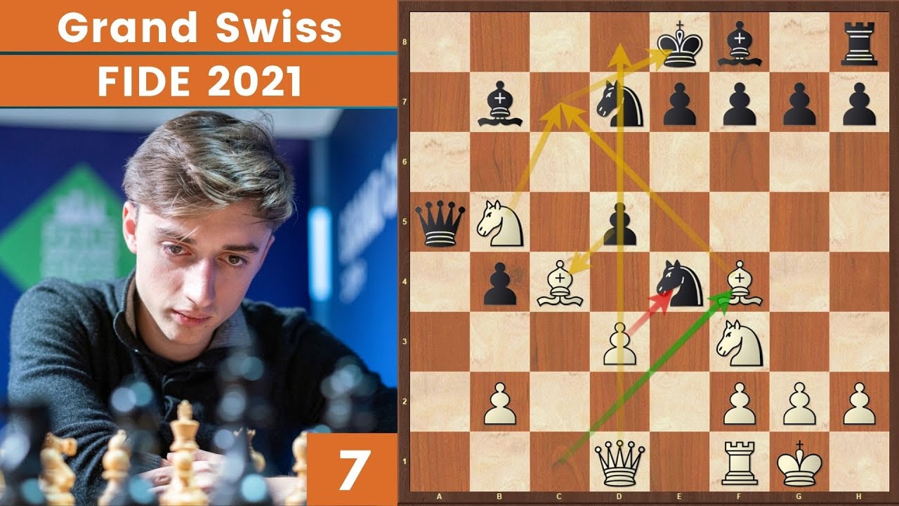 Il Visionario dell' Attacco! - Dubov vs Saric | FIDE Chess.com Grand Swiss 2021