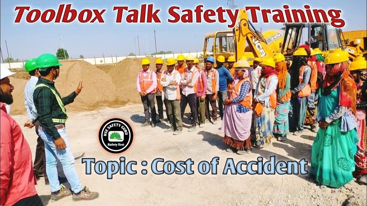 @Tool box talk in hindi ||  Cost of Accident #tbt