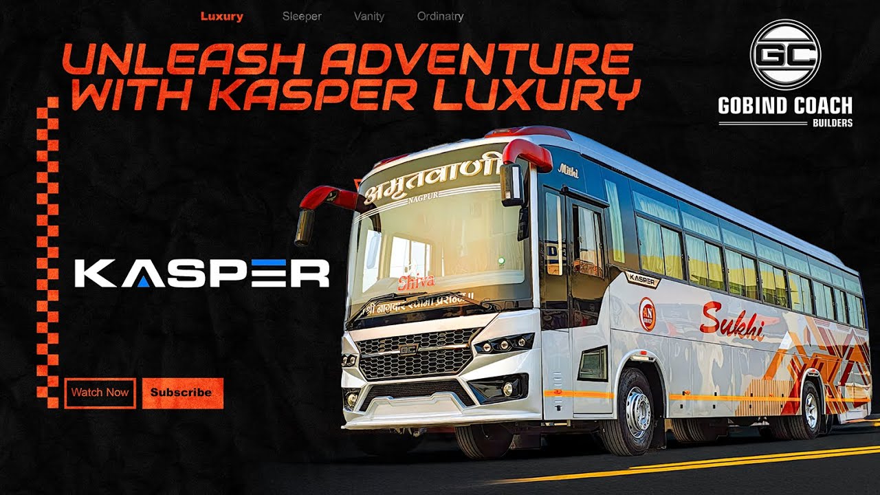🚍✨ Unveiling the Ultimate Luxury: KASPER by Gobind Coach Builders!