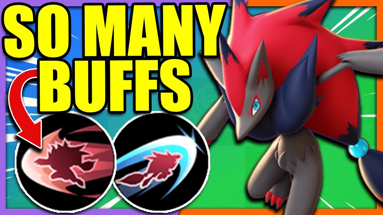 Buffed NIGHT SLASH Zoroark is back with more CUT Buffs?! | Pokemon Unite