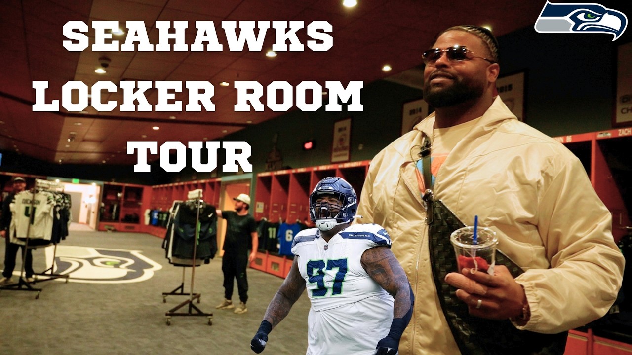 Seattle Seahawks Locker Room and Facility Tour | Johnathan Hankins