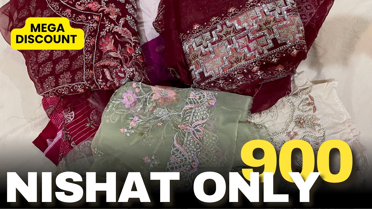 12.12 SALE Peak - Nishat in 900/PKR Only - Mix Brand Luxury- 03366397777