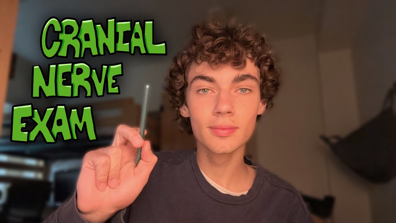 ASMR Whispered Cranial Nerve Exam to help you sleep/relax