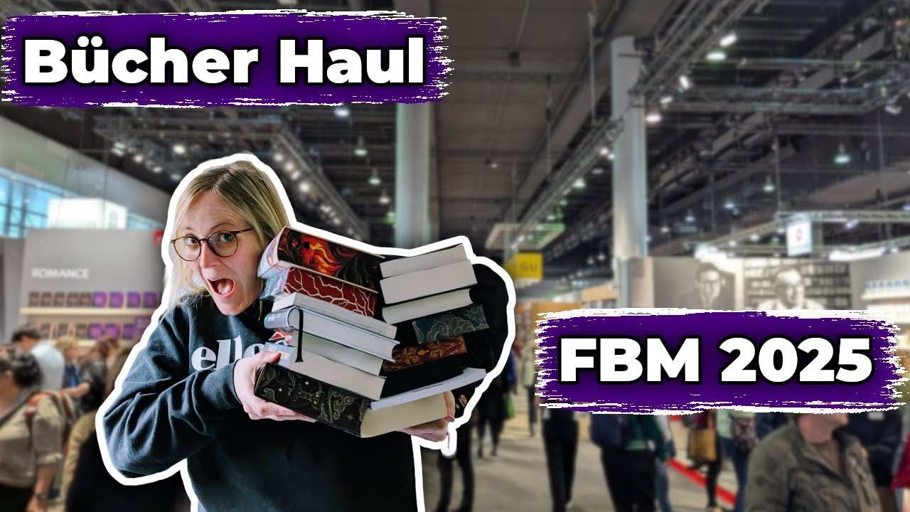 Bücher Haul FBM 2025 - Diese 15 Bücher MUSSTE ich auf der Frankfurter Buchmesse einfach kaufen!