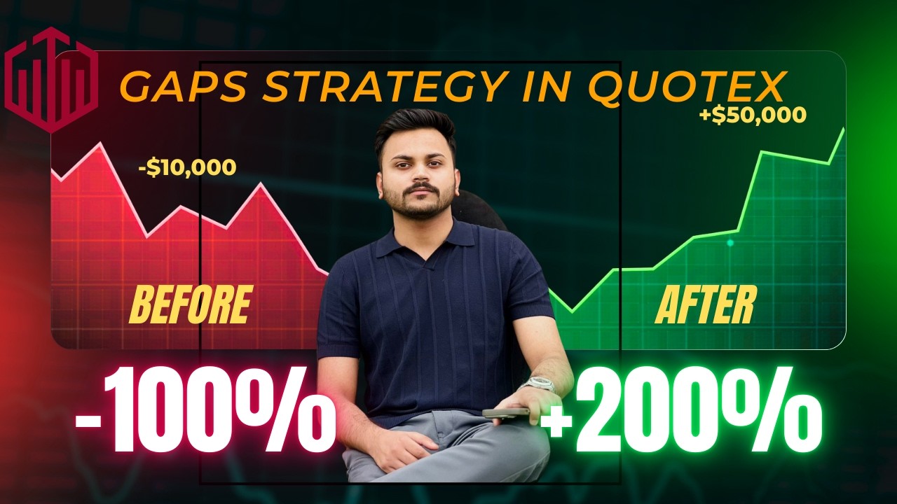 Master Your Gap Strategy  | GAP UP & DOWN | Trade on Gaps | Quotex | DFX Trader |