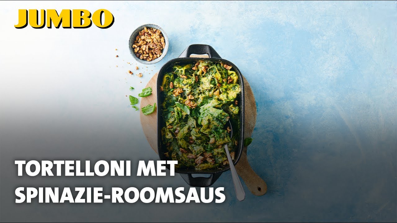 Wat eten we? Tortelloni met spinazie-roomsaus