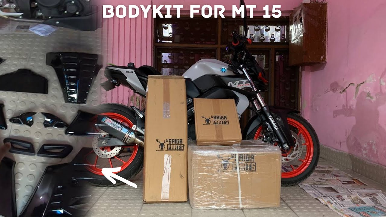 Finally Unboxing Body Kit for Yamaha MT 15 | Saiga Parts | PS MotoTube