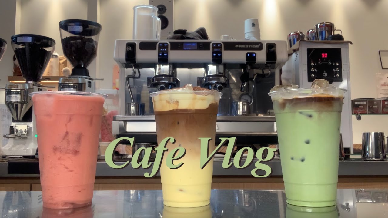 CAFE VLOG | ❤️💛💚여러분 오랜만이에요💚💛❤️ | 댄싱컵 | 댄싱컵 브이로그 | 카페 브이로그 | 음료제조 | 브이로그 | 프랜차이즈 카페 