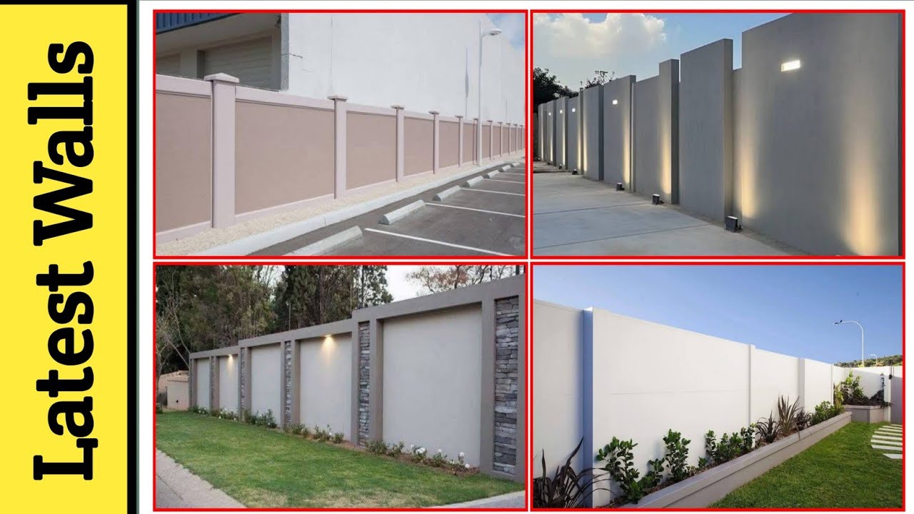 Boundary Wall design । wall plaster design । Front wall design । Wall fence । wall color