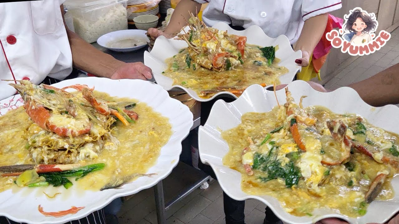 XXL Prawn! Chinese Style Prawn Noodle Master! - Malaysia Street Food