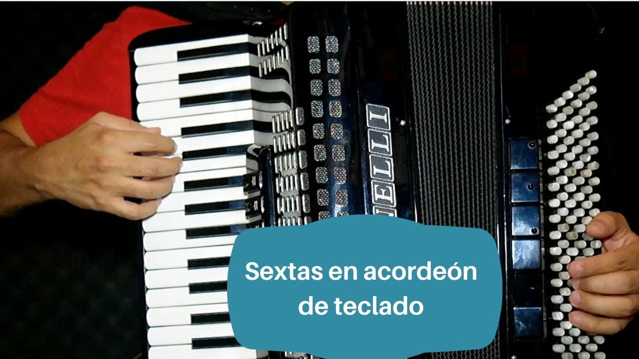 Cómo tocar sextas en acordeón de teclado