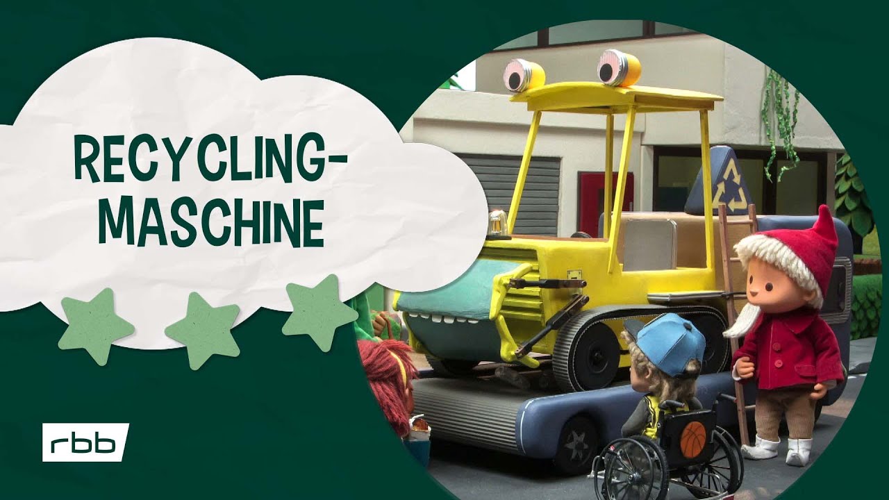 Sandmännchen Geschichten: Recycling-Maschine | Unser Sandmännchen