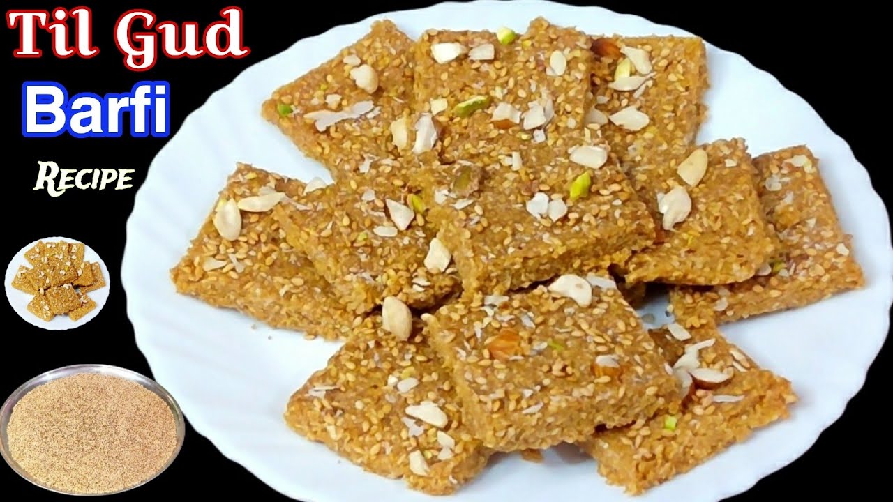 तिल गुड़ की एकदम सॉफ्ट बर्फी सर्दियों की एनर्जी वाली असली मिठाई😃/Soft & Nutrition TIL Jaggery Barfi😋