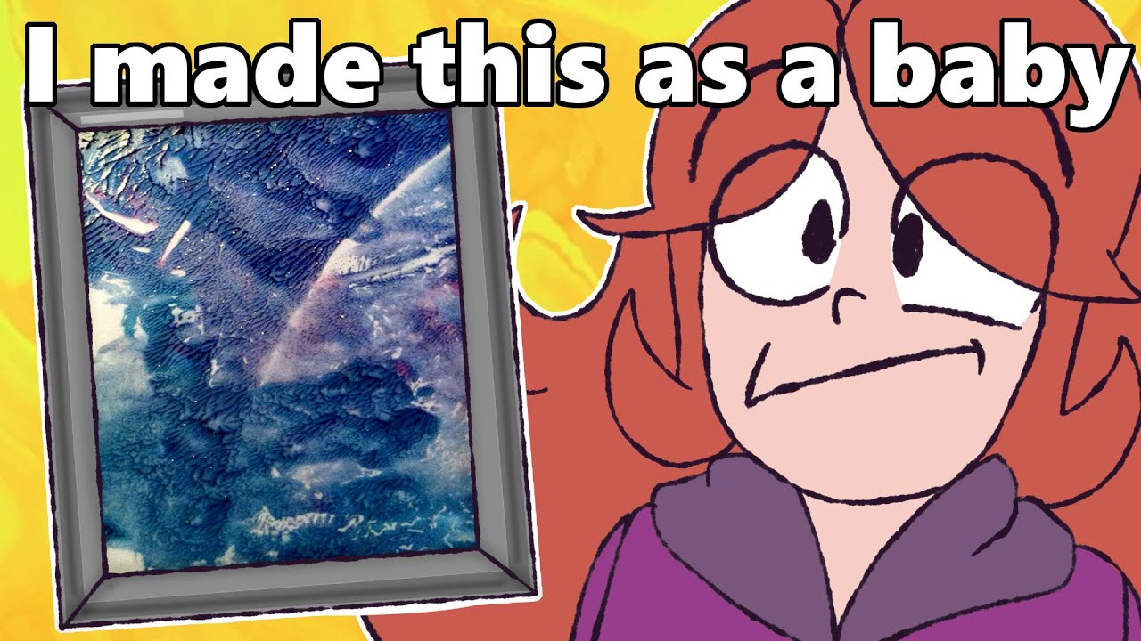 I tricked an art critic with a painting I made as a baby (Feat. @Dovendraw)
