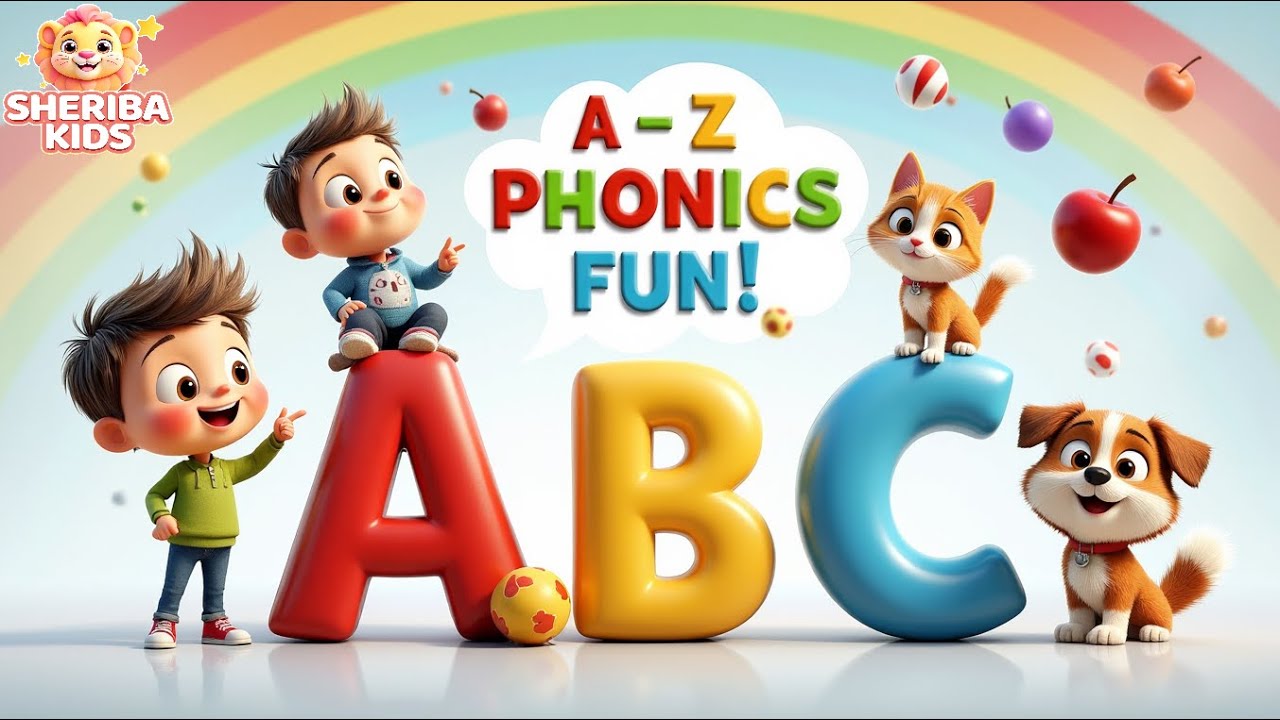 🌟 ABC Phonics A–Z Song for Kids 🎵 Learn Words Fast! | Sheribakids
