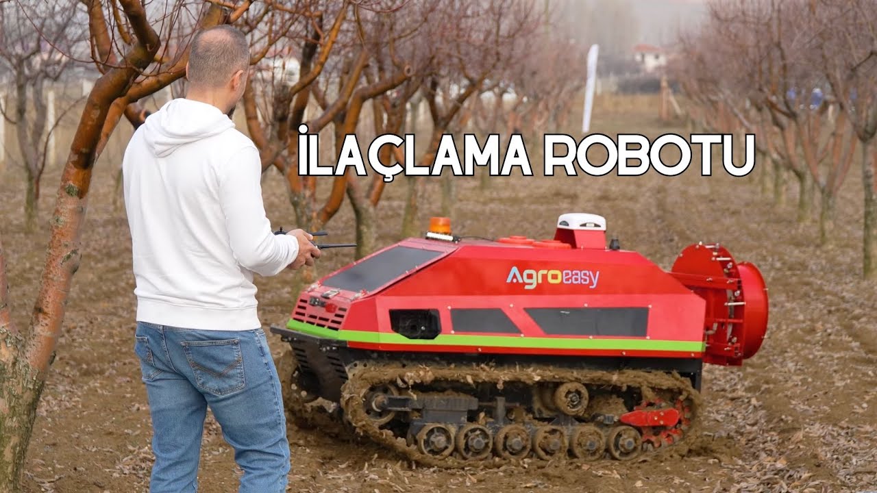 Bahçenizde İlaçlama ROBOTU Devri Başladı! Agroeasy