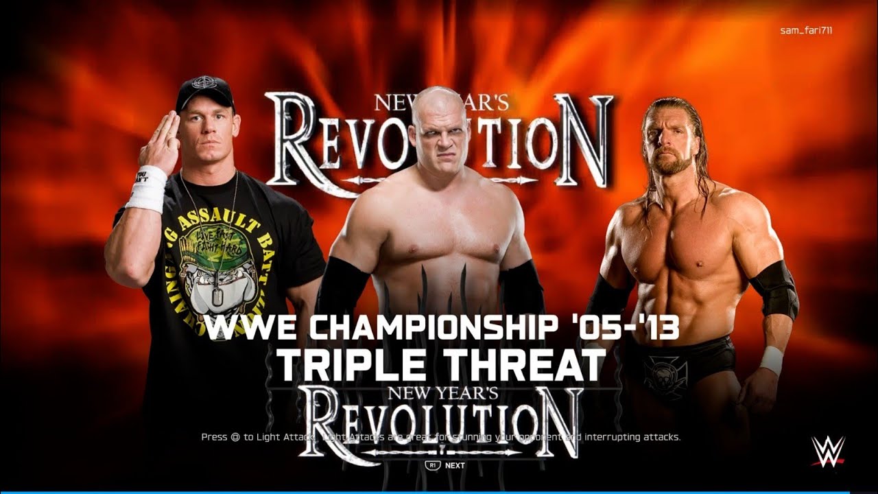 THREE LEGENDS. ONE TITLE. 💥 Cena vs Kane vs Triple H | WWE Championship – WWE 2K25