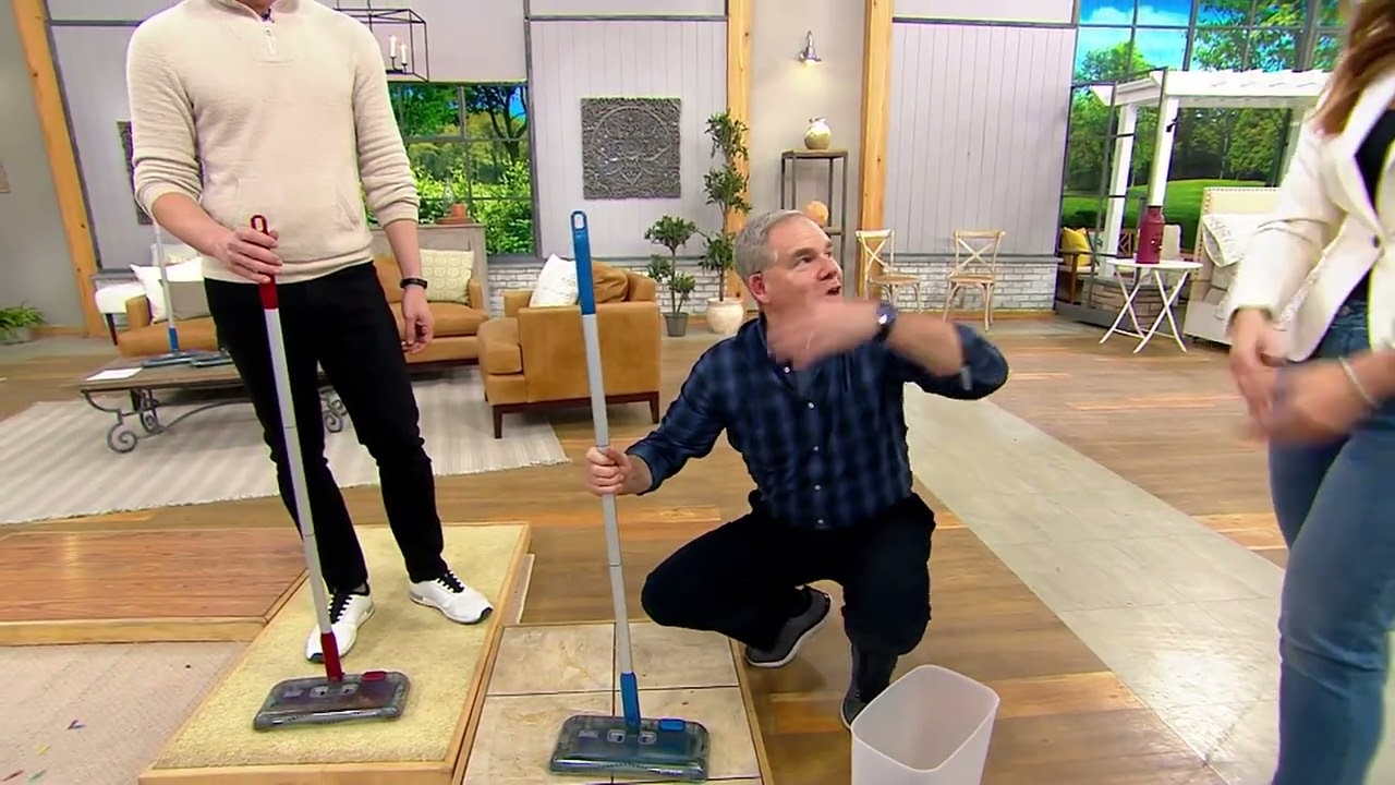 BLACK + DECKER Cordless Rechargeable Multi-Surface Floor Sweeper on QVC