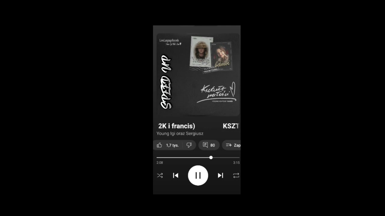 YOUNG IGI FT.BAMBI-KSZTAŁT MIŁOŚCI (speed up)
