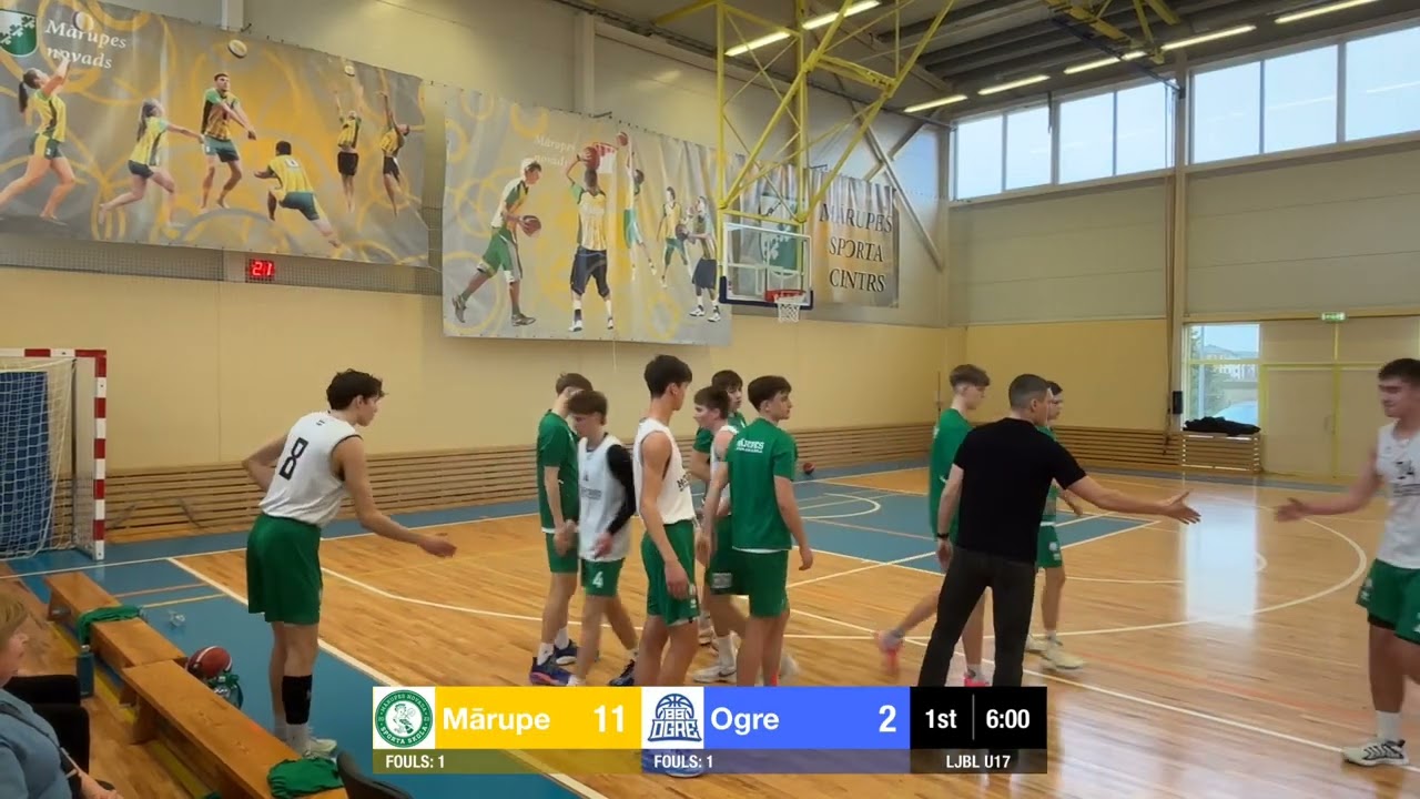 LJBL U17 Mārupe : Ogre