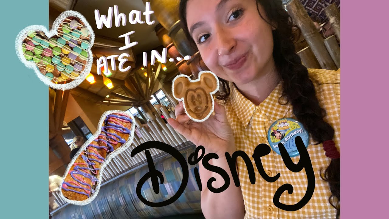 EATING ALL THE DISNEY FOOD | what I ate in disney world