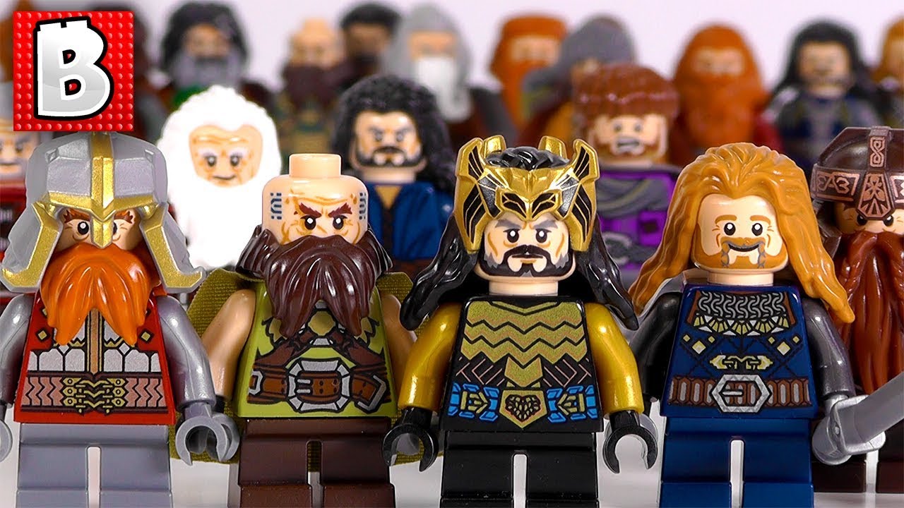 Every LEGO Dwarf Lord of The Rings Minifigure Ever Made!!!