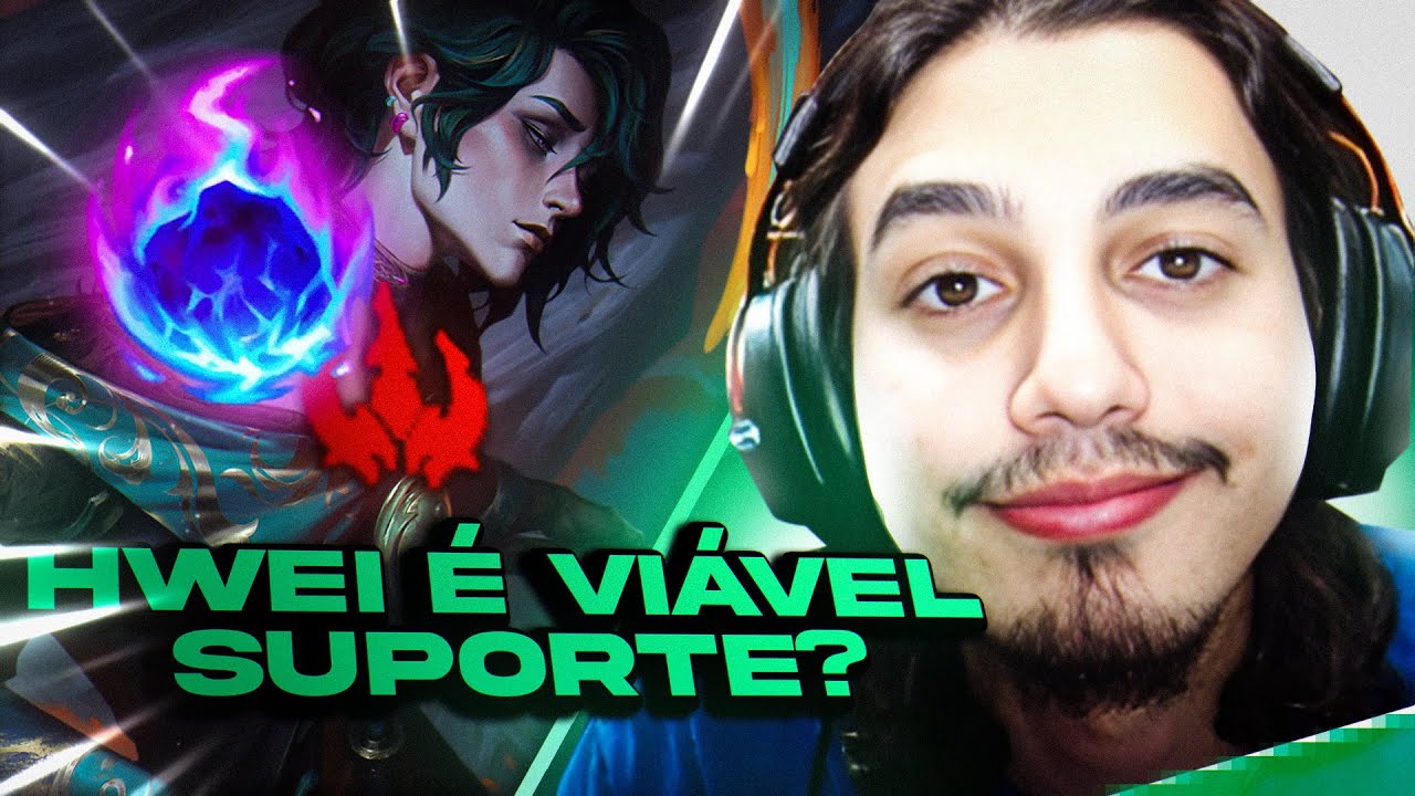 COMO VAI SER JOGAR COM NOVO CAMPEÃO HWEI SUPORTE