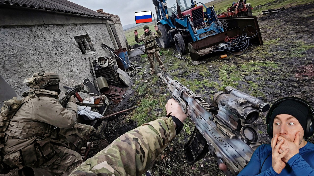 Кадры с GoPro, снятые во время боевых действий: украинские бойцы позируют под видом российских, ч...